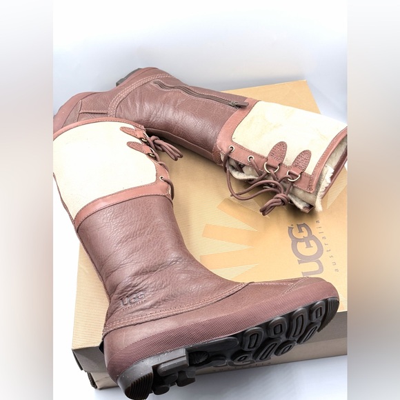 UGG Australia Wmns Belcloud Tall Waterproof Duck Boots - Picture 15 of 16